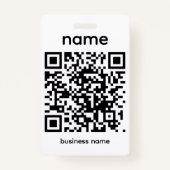 QR-Code-Ausweis Ausweis (Vorderseite)