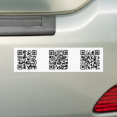 QR-Code Autoaufkleber (Auf Auto)