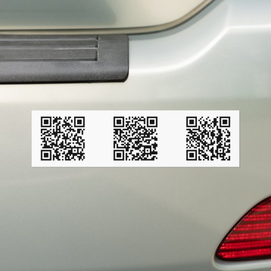 QR-Code Autoaufkleber (Auf Auto)