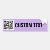 QR-Code-Autoaufkleber Autoaufkleber (Vorne)