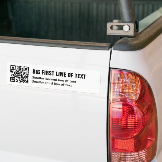 QR Code-Autoaufkleber Autoaufkleber (Auf Lkw)