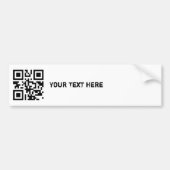 QR Code-Autoaufkleber-Schablone Autoaufkleber (Vorne)