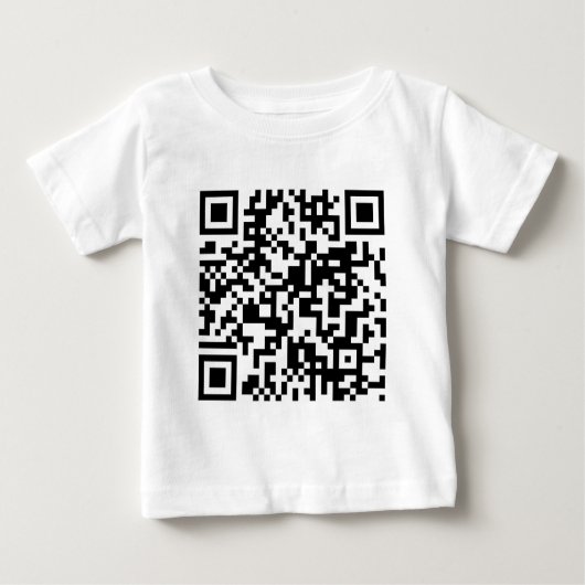 QR Code Baby T-shirt (Vorderseite)