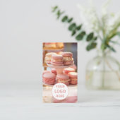 QR-Code-Bäckerei für kundenspezifisches Foto Visitenkarte (Stehend Vorderseite)