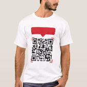 QR Code Bad Jokes T-Shirt (Vorderseite)