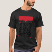 QR Code Bad Jokes T-Shirt (Vorderseite)