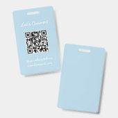 QR Code Badge Ausweis (Front & Back)