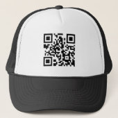 QR Code-Baseballmütze Truckerkappe (Vorderseite)