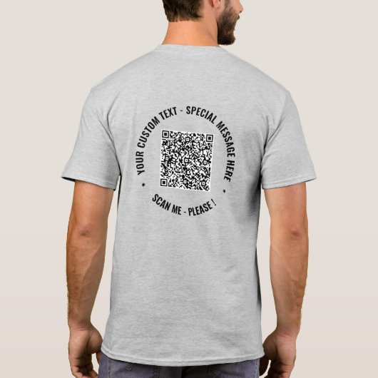 QR-Code Beispiel für den T - Shirt "Spezieller Tex (Rückseite)