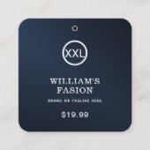 QR-Code | Bekleidungsmarke Preis hängen Tag (Vorderseite)