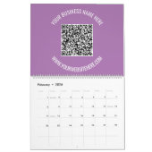 QR Code Benutzerdefinierter Text Business Kalender (Feb 2026)