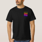 QR Code Benutzerdefinierter Text Business T - Shir T-Shirt (Vorderseite)