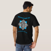 QR Code Benutzerdefinierter Text Business T - Shir T-Shirt (Schwarz voll)
