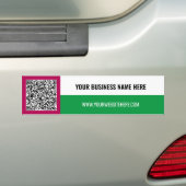 QR-Code Benutzerdefinierter Text Ihr Business-Auto Autoaufkleber (Auf Auto)