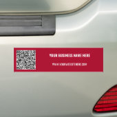 QR-Code Benutzerdefinierter Text Ihr Business-Auto Autoaufkleber (Auf Auto)