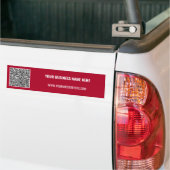 QR-Code Benutzerdefinierter Text Ihr Business-Auto Autoaufkleber (Auf Lkw)