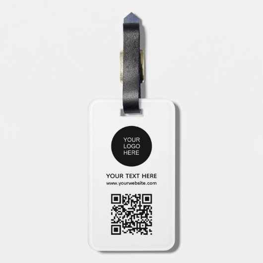QR-Code Benutzerdefinierter Website-Adresse Scan d Gepäckanhänger (Rückseite vertikal)