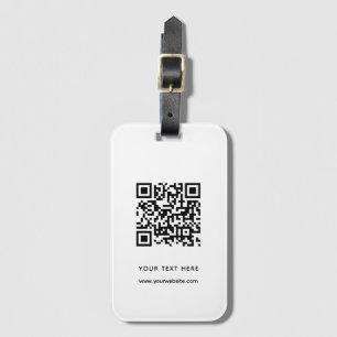 QR-Code Benutzerdefinierter Website-Adressenprüfun Gepäckanhänger