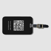QR-Code Benutzerdefinierter Website-Adressenprüfun Gepäckanhänger (Vorderseite (Horizontal))