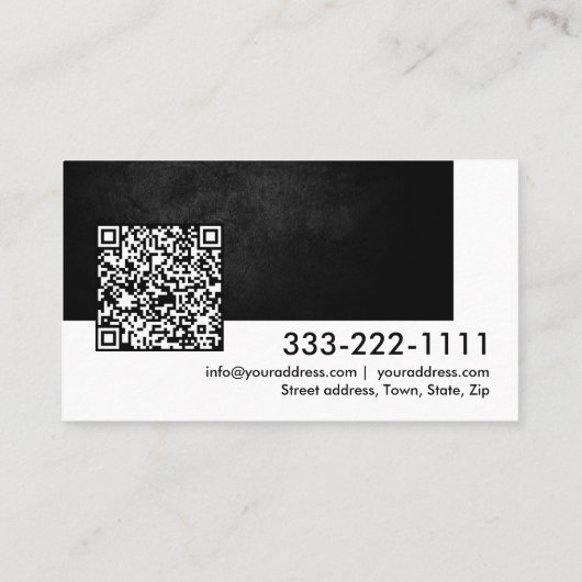 QR-Code Benutzerdefiniertes Design Virtual Contact Visitenkarte (Rückseite)