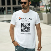 QR-Code Benutzerdefiniertes und Werbegeschenk-Logo T-Shirt