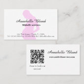 QR-Code beruflich Business Card Visitenkarte (Vorne/Hinten)