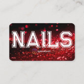 QR-Code Beruflich kreativer Nageltechniker Visitenkarte (Rückseite)