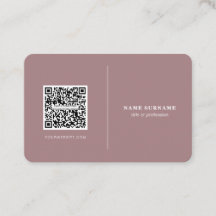 QR-Code beruflich minimalistischer Social Media Cl