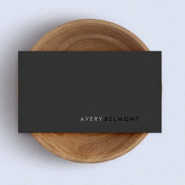 QR-Code Beruflich Modernes Einfaches Schwarz Visitenkarte