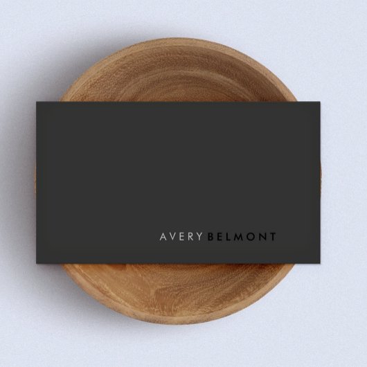 QR-Code Beruflich Modernes Einfaches Schwarz Visitenkarte