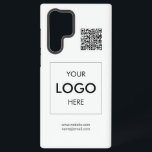 QR-Code Beruflich Samsung Galaxy Hülle<br><div class="desc">Ihr Logo und QR-Code</div>