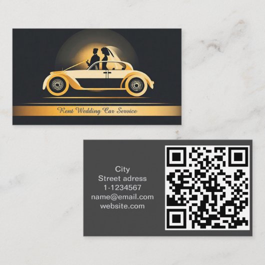 QR-Code beruflich Visitenkarte (Vorne/Hinten)