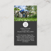 QR-Code berufliche Lawncare Business Card Visitenkarte (Rückseite)