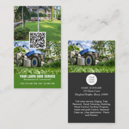 QR-Code berufliche Lawncare Business Card Visitenkarte