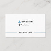 QR Code-berufliche moderne Geschäfts-Karte Visitenkarte (Rückseite)