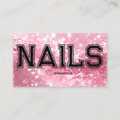 QR-Code Berufliche Nageltechniker Vorlagen Visitenkarte (Rückseite)