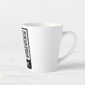 QR-Code - Berufliche Personalisierte Moderne scann Milchtasse (Rechts)