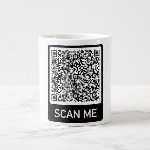QR-Code - Berufliche, personalisierte Umarmung prü Jumbo-Tasse