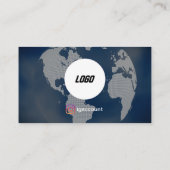 QR Code Berufliche Reiseagentur Visitenkarte (Rückseite)