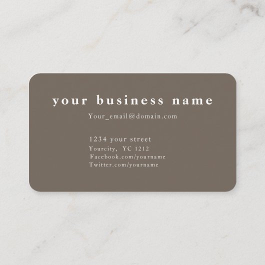 QR-Code berufliche schwarze Masche Visitenkarte (Rückseite)