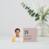 QR-Code berufliche Vernetzung Anwesen Agent Visitenkarte (Stehend Vorderseite)