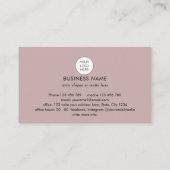 QR-Code berufliche Vernetzung Anwesen Agent Visitenkarte (Rückseite)