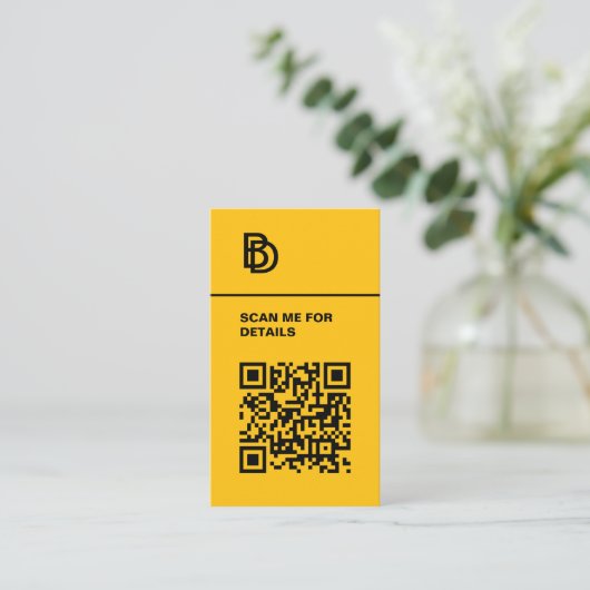 QR-Code - Berufliche Visitenkarte (Stehend Vorderseite)