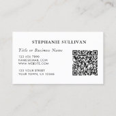 QR-Code Berufliche Visitenkarte (Rückseite)