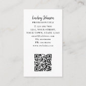 QR-Code Berufliche Visitenkarte (Rückseite)