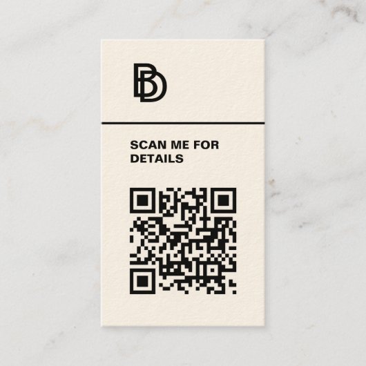 QR-Code - Berufliche Visitenkarte (Vorderseite)