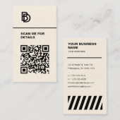 QR-Code - Berufliche Visitenkarte (Vorne/Hinten)