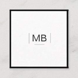 QR-Code Berufliche weiße schwarze soziale Medien Quadratische Visitenkarte