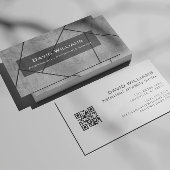 QR-Code Beruflicher Boden und Tiler Visitenkarte