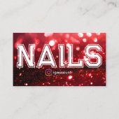 QR-Code Beruflicher Nageltechniker Visitenkarte (Rückseite)